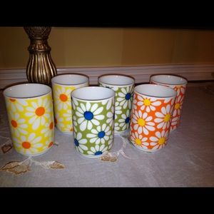 Vintage 1960’s Juice glasses Set of 6